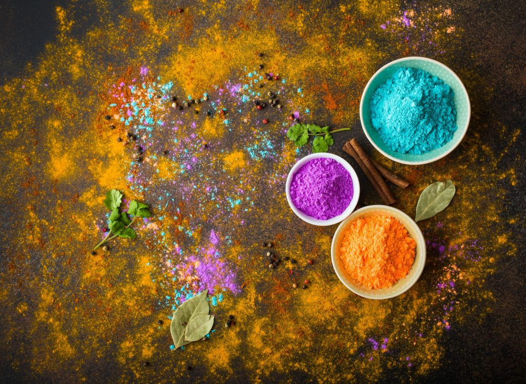 Indian Holi concept